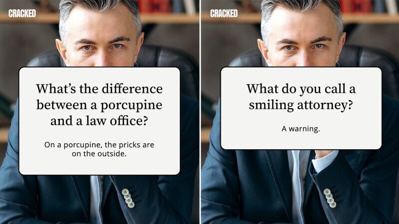 30 Lawyer Jokes We’d Like Read Into the Record