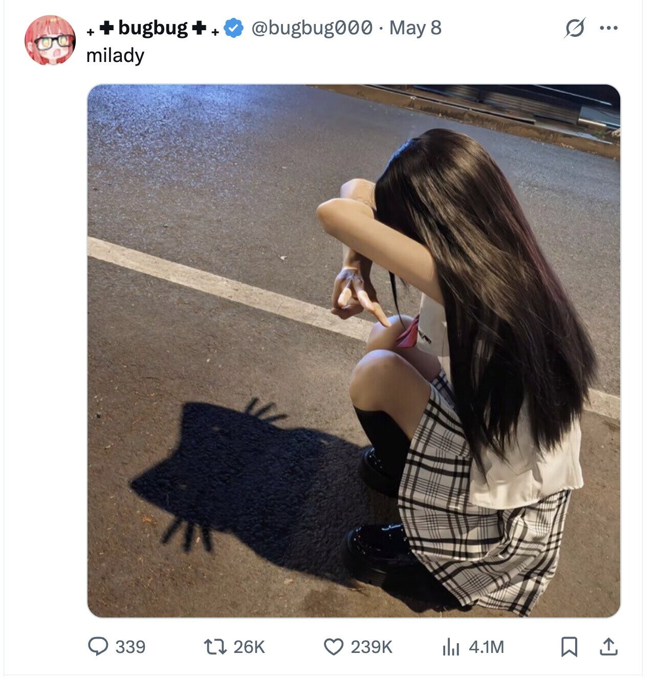 ++ bugbug + + @bugbug000 - May 8 G ... milady 339 26K 239K del 4.1M 