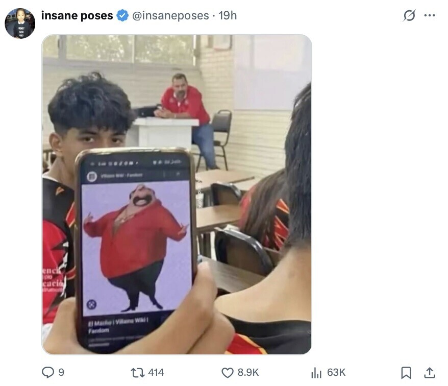 insane poses @insaneposes. 19h S ... MONEY - - صرية Imussom Villagus was families enci pio cació drumuno el Mache Villano Wiki! Fandom - 9 414 8.9K 63K 