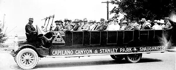 OFFICI - - - TOURS SHAUGHNESSY CAPILANO CANYON & STANLEY PARK