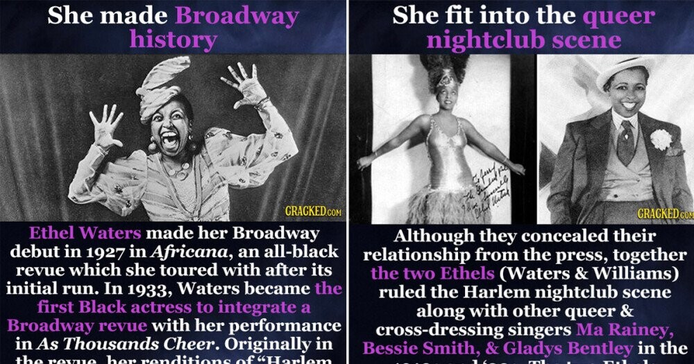 12 Essential Facts About Queer Icon Ethel Waters | Cracked.com