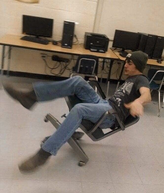 Photos Where Humanity Hit the Evolution Snooze Button