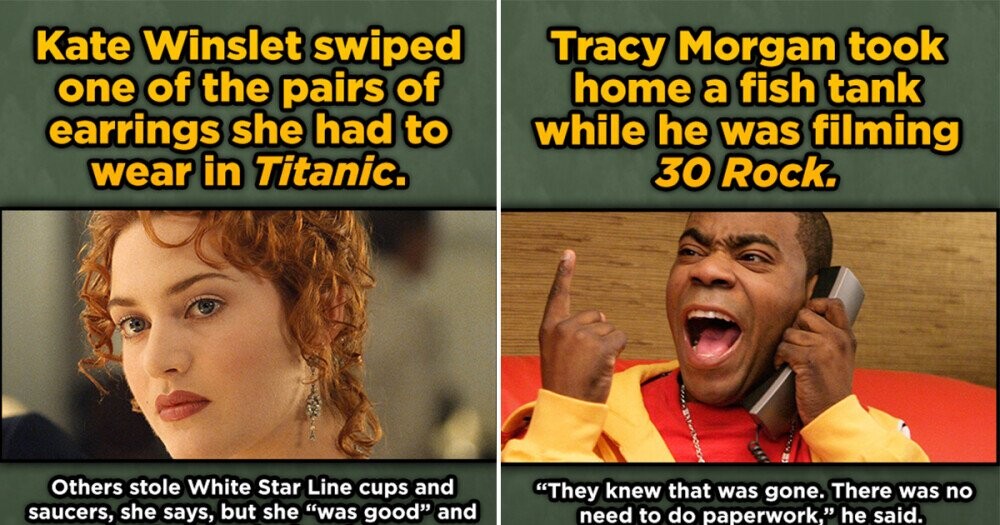 15 Famous Actors Who Stole From Their Movies’ Sets | Cracked.com
