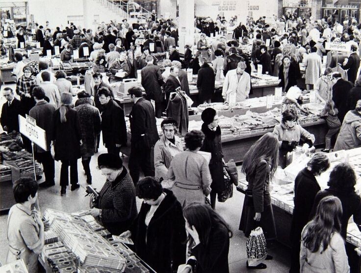 Black Friday Chaos Pics from Before Cops Wore Cameras