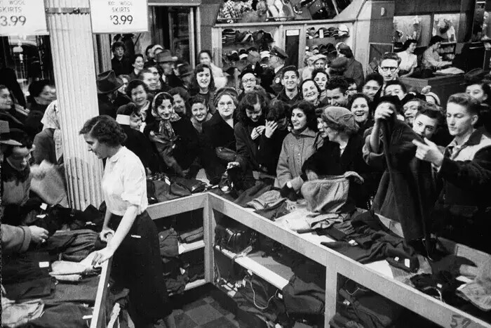 Black Friday Chaos Pics from Before Cops Wore Cameras