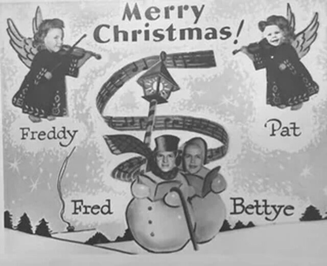 Merry Christmas! Pat Freddy Fred Bettye