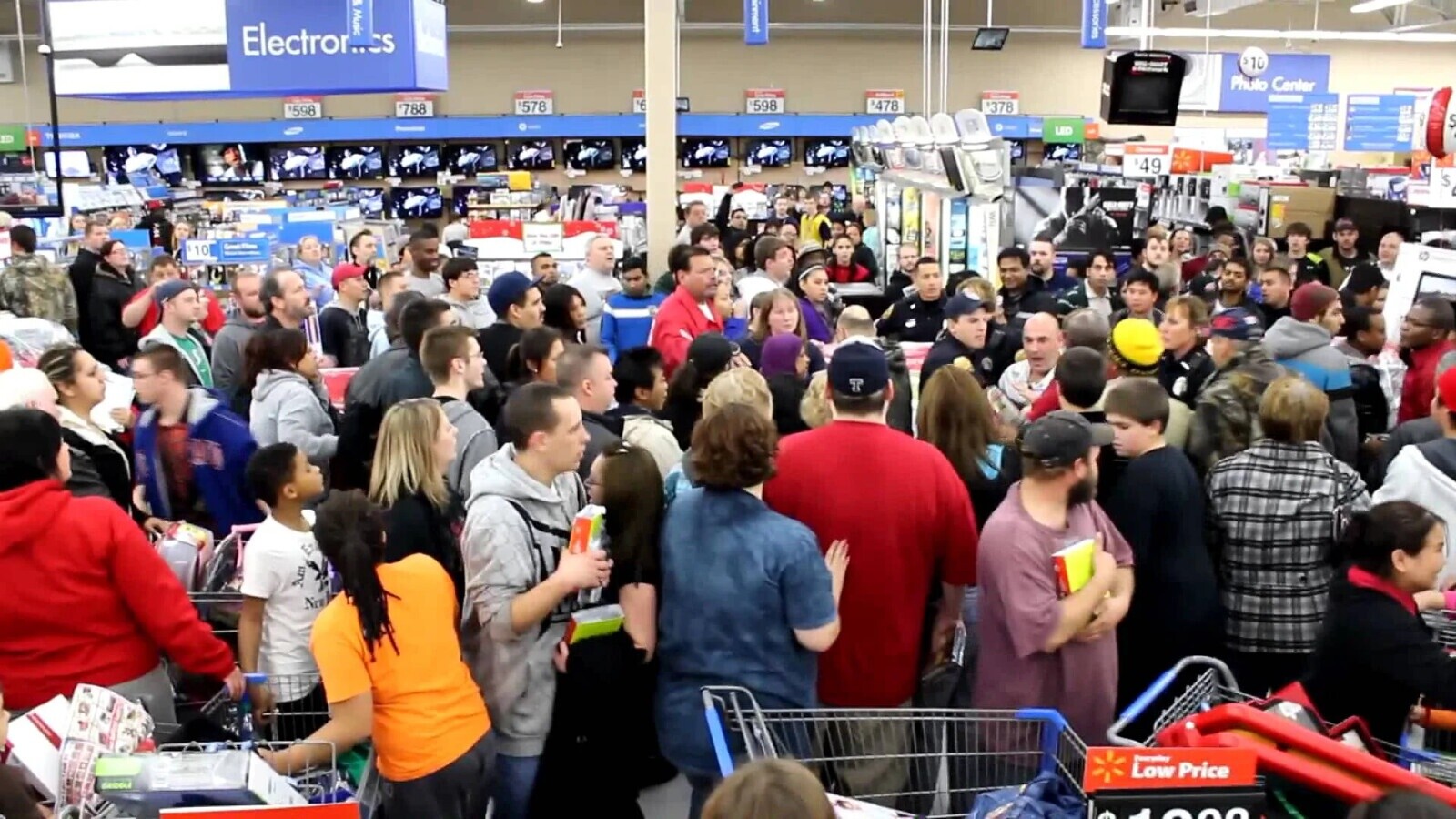 Black Friday Chaos Pics from Before Cops Wore Cameras
