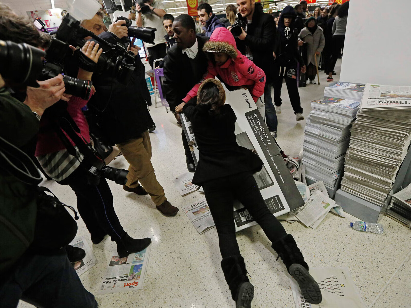 Black Friday Chaos Pics from Before Cops Wore Cameras