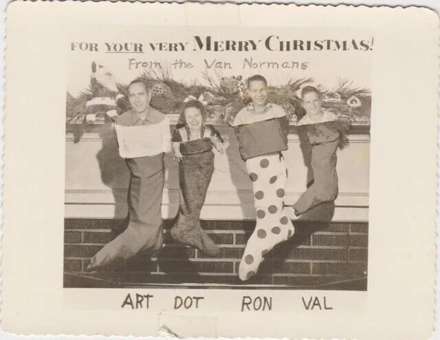 FOR YOUR VERY MERRY CHRISTMAS! From the Van Normans ART DOT RON VAL