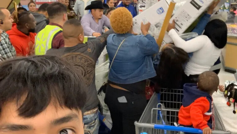 Black Friday Chaos Pics from Before Cops Wore Cameras