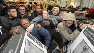 Black Friday Chaos Pics from Before Cops Wore Cameras