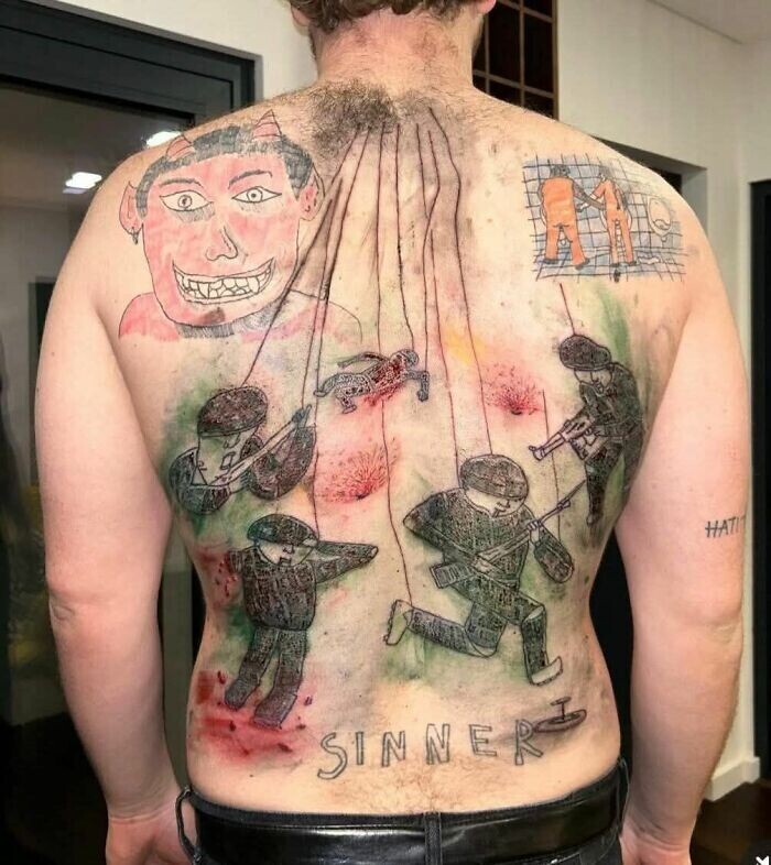 20 Back Tattoos the Morning Mirror is Glad Not to See