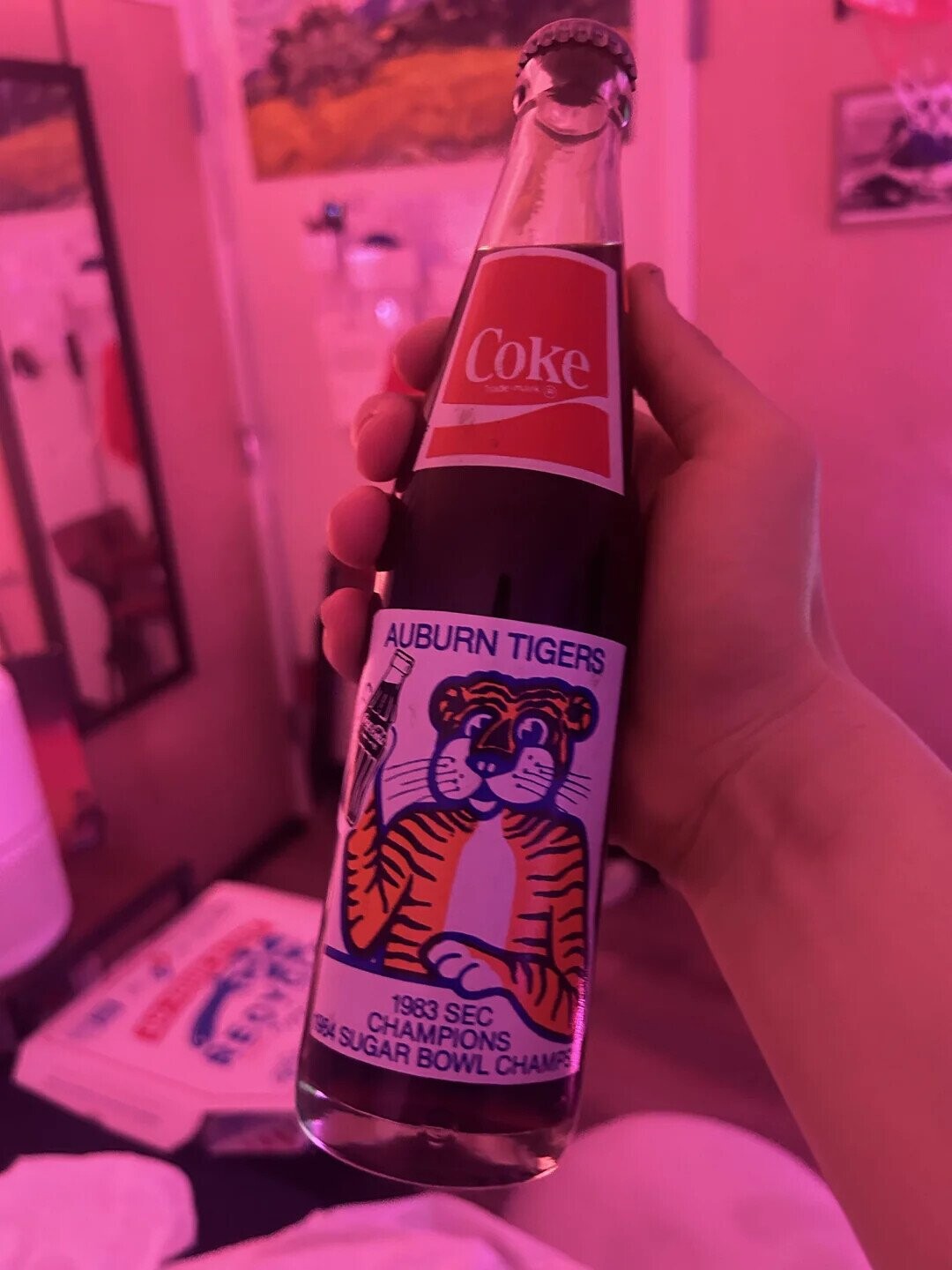 Coke made mark a AUBURN TIGERS 1983 SEC 954 SUGAR CHAMPIONS BOWL CHAMPS