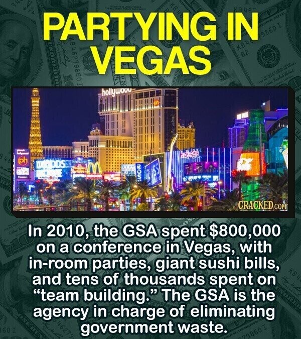 PARTYING POLICE FROM A S IN TENTER KB462 NOTE 98601 VEGAS THE KB I KB46 B2 TESDER PRODUTE 110 LASS AZO - adidas de live Disney Cashier hollywooo I O مسيعة 46 ph DXCIDES M BE are CRACKED COM MA FOR Colour Good In 2010, the GSA spent $800,000 on a conference in Vegas, with in-room parties, giant sushi bills, and tens of thousands spent on КВ team building. The GSA is the agency in charge of eliminating 846279 60 I government waste. من