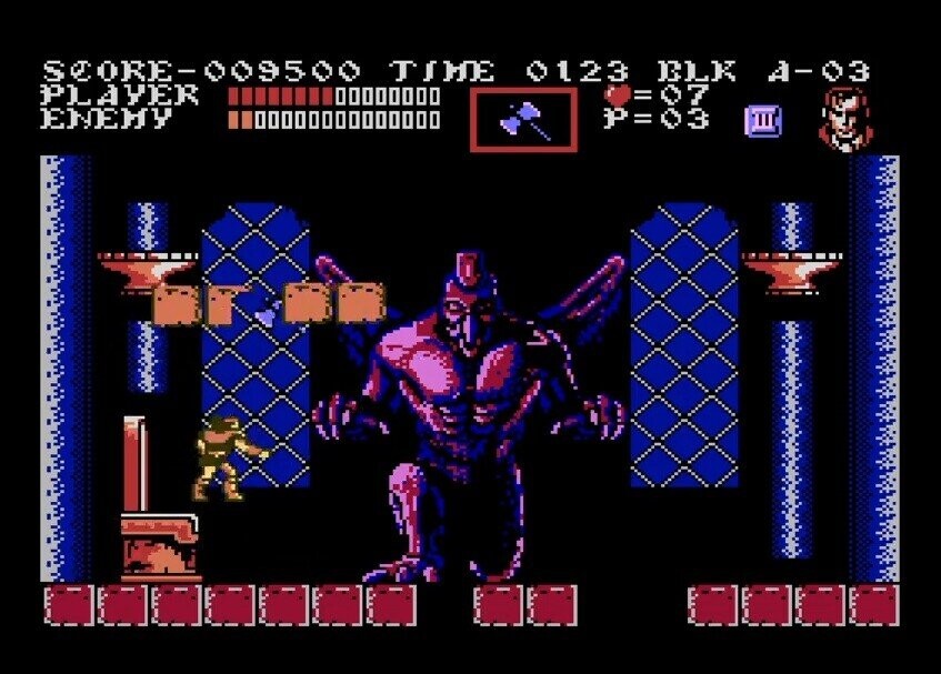 SCORE-0095 TIME 123 ELK A-03 PLAYER ПОПП - - ENEMY P=83