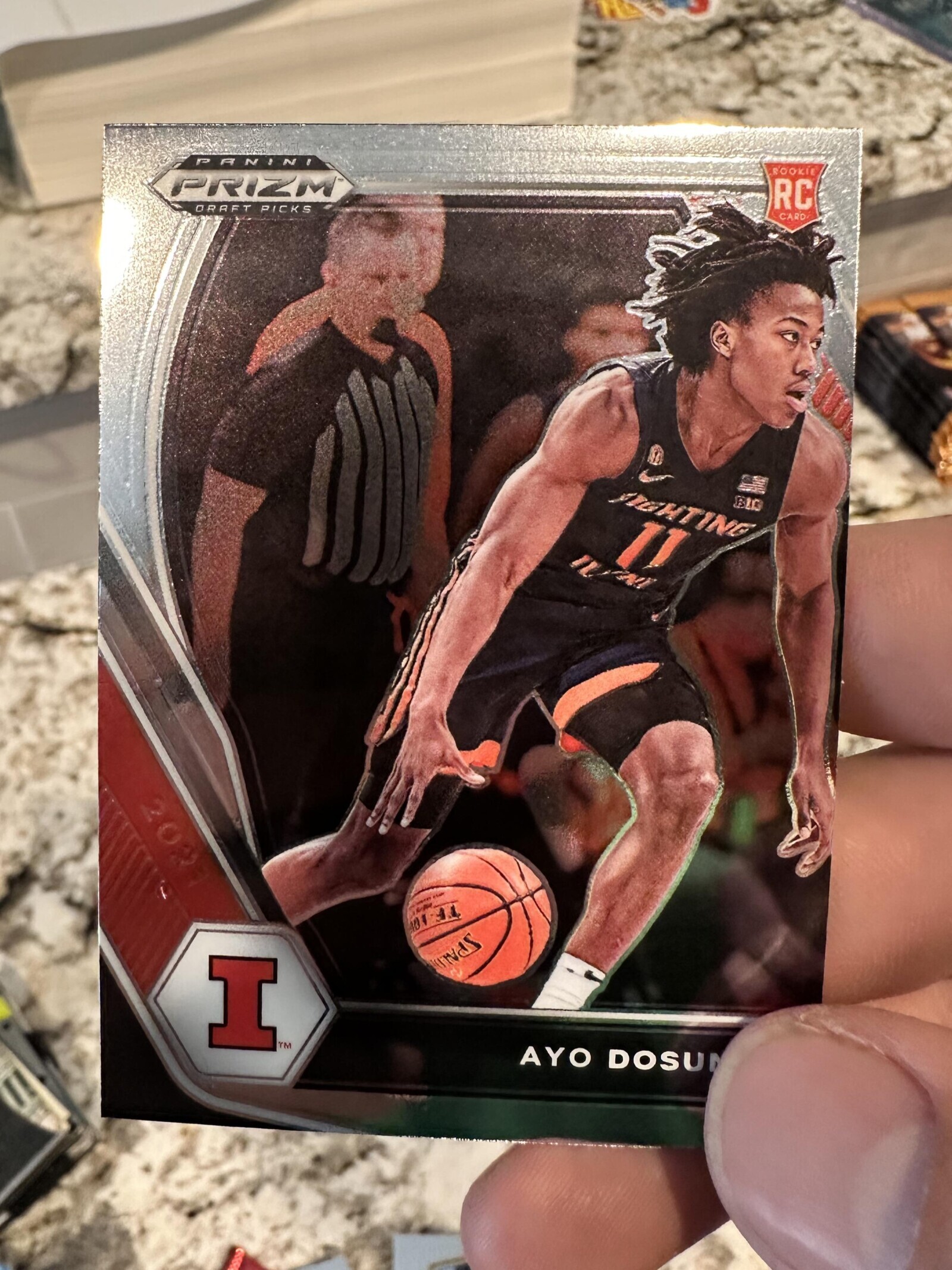 PANINI ROOKIE PRIZM RC DRAFT PICKS CARD FIGHTING BLG 11 2021 ween 40124 I TM AYO DOSU 