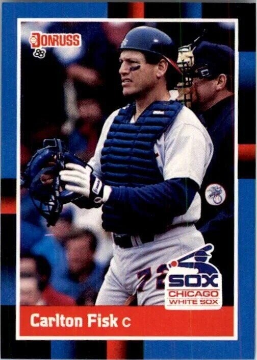 DONRUSS feman SOX CHICAGO WHITE SOX Carlton Fisk с 