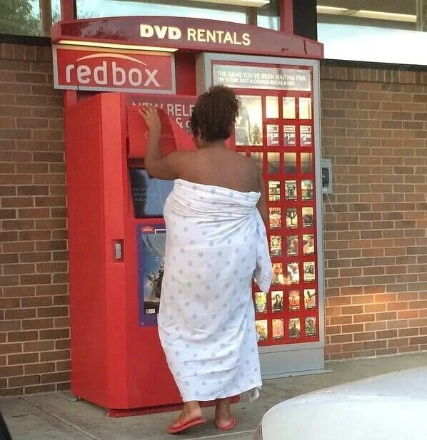 DVD RENTALS redbox THE GAME TOU'VE BEEN WAITING FOR TRY TE FOR JUSTACOUPLA BUCKSA GAY T. REL ص S 200 HER Noo