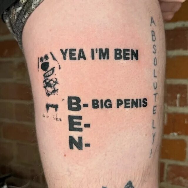 Bad Tattoos That Aren’t Going Anywhere