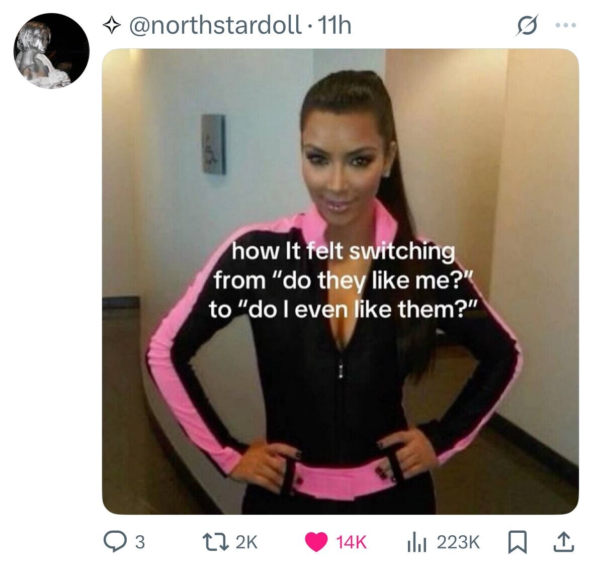 @northstardoll-11h ... how It felt switching from do they like me? to do I even like them? 3 2K 14K 223K 