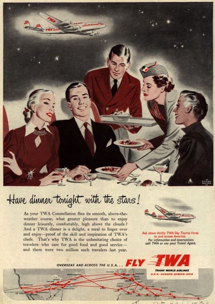 Retro Ads That Damage Our Perception of Flying