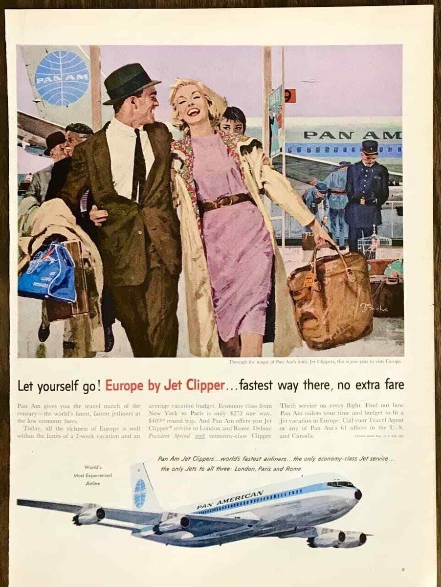 Retro Ads That Damage Our Perception of Flying