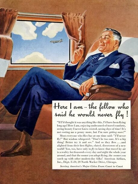 Retro Ads That Damage Our Perception of Flying