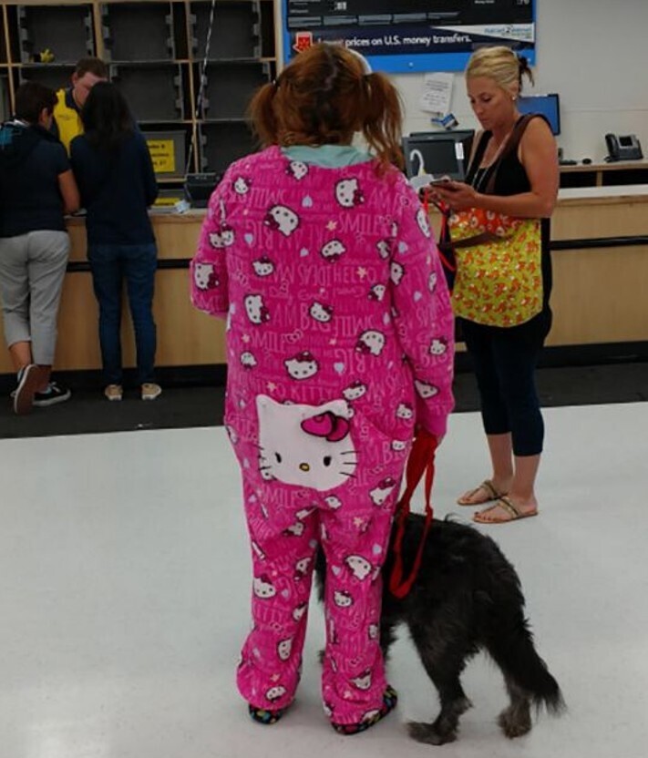 People of Walmart Looking Right at Home