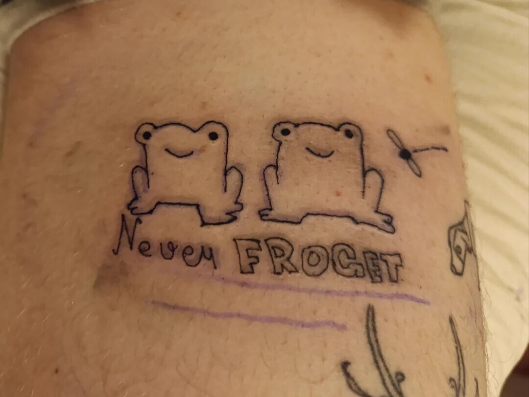 Never FROGET