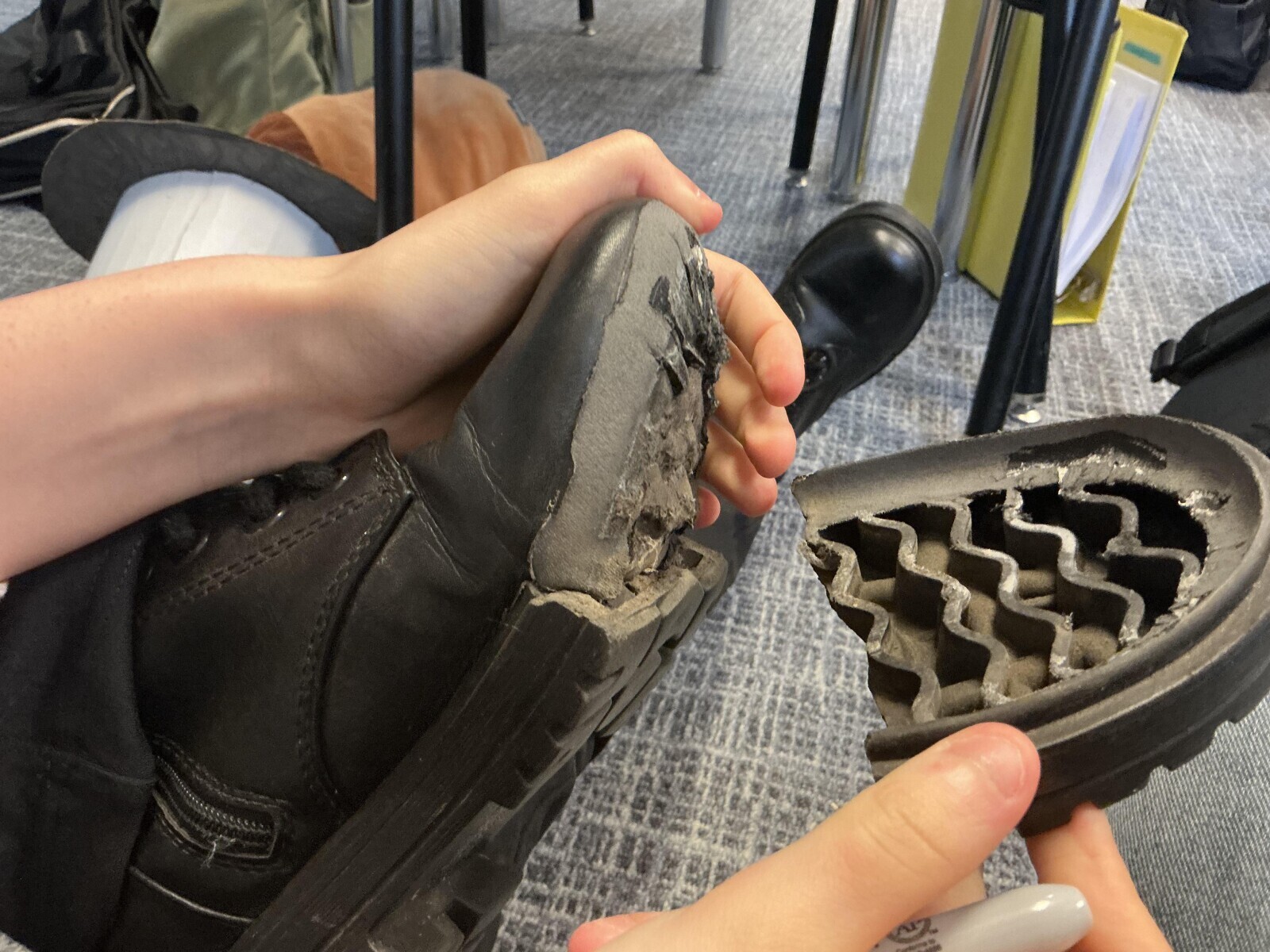 Photos Where Someone Just Gave Up Halfway Through