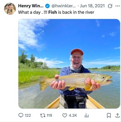 @hwinkler... Jun 18, 2021 Henry Win... ... What a day. !!! Fish is back in the river 122 119 4.2K 
