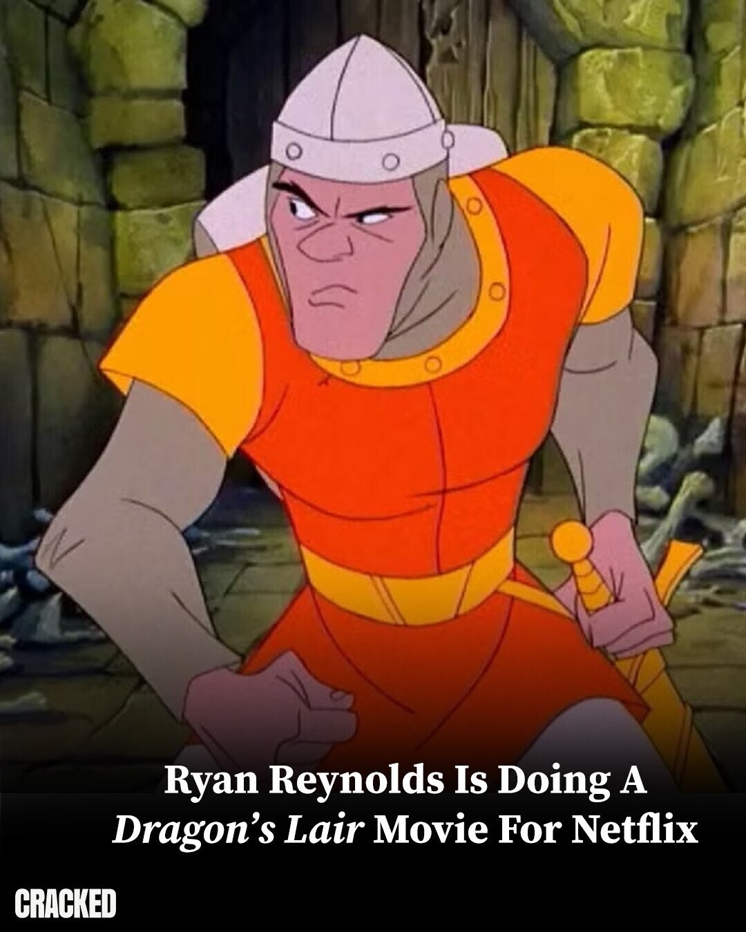 Ryan Reynolds Is Doing A Dragon's Lair Movie For Netflix CRACKED