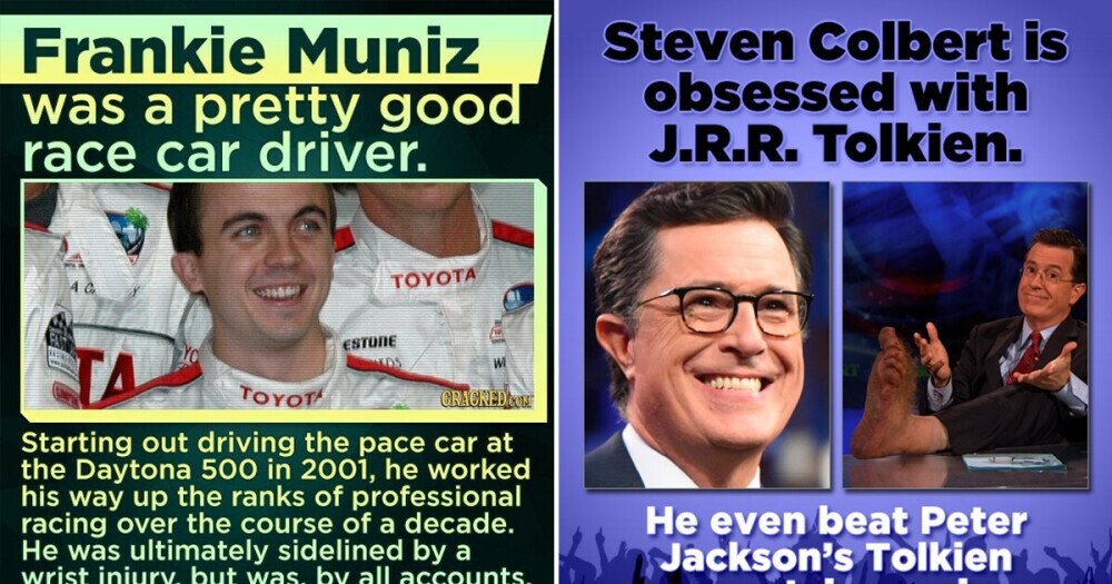 29 Unexpected Facts About Beloved Celebrities | Cracked.com