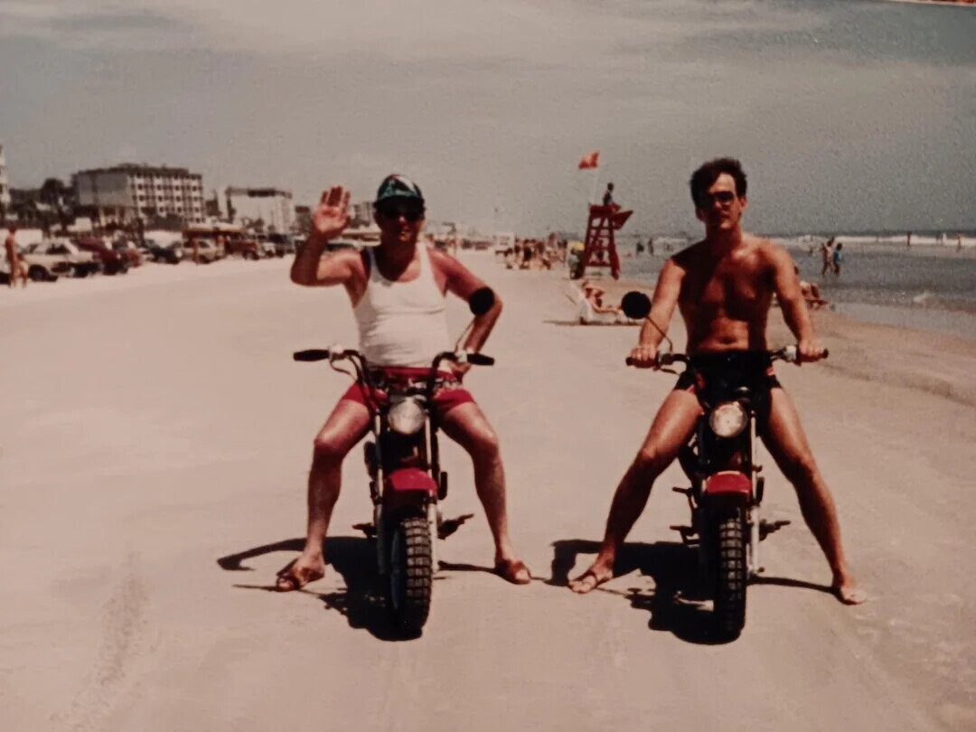 Beach Photos Obviously from Before the Days of SPF