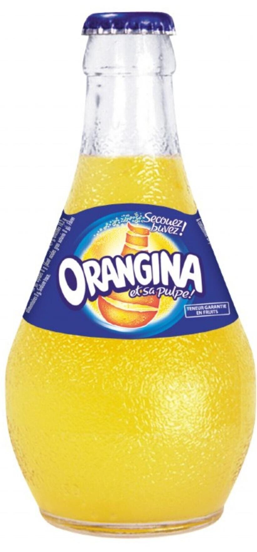 20g g I I acides E. scioués KGM sl B g Fiores Seconez! EN en alimentaires 0 S Sodium frace. ORANGINA et sa pulpe! TENEUR GARANTIE EN FRUITS