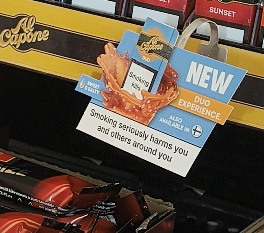 SUNSET alamy DUO NEW Al Capone Smoking DUO kills EXPERIENCE. SWEET G SALTY ALSO AVAILABLE IN Smoking seriously harms you and others around you décomina ACOR ao unde AD and kilre muovina ja alusta kartonkins. 250 vom plast od