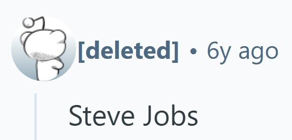  ].6y ago Steve Jobs 