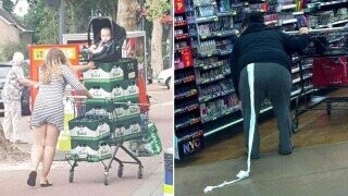 Photos Behind the Scenes of People at Walmart