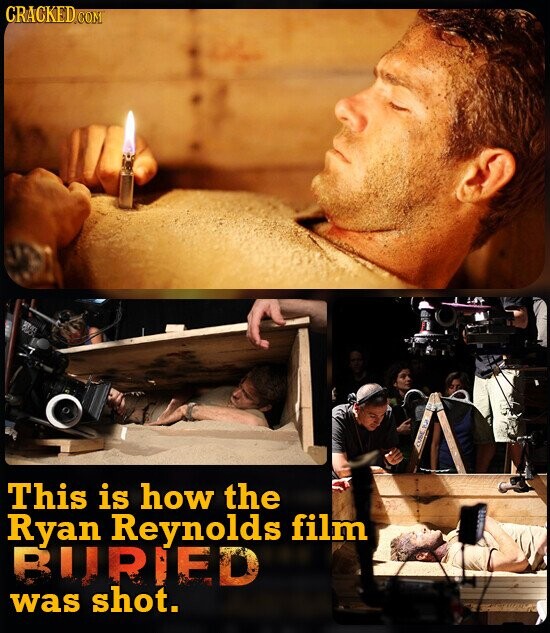 CRACKED.COM This is how the Ryan Reynolds film BURIED was shot.