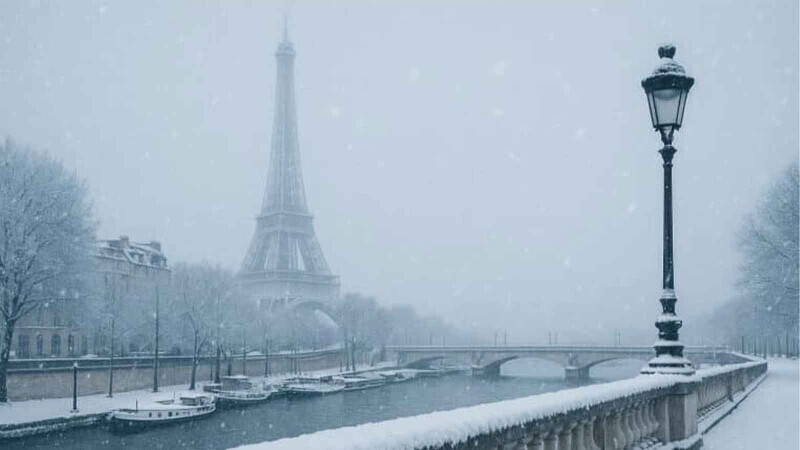 Photos of the Concrete Jungle as a Winter Wonderland