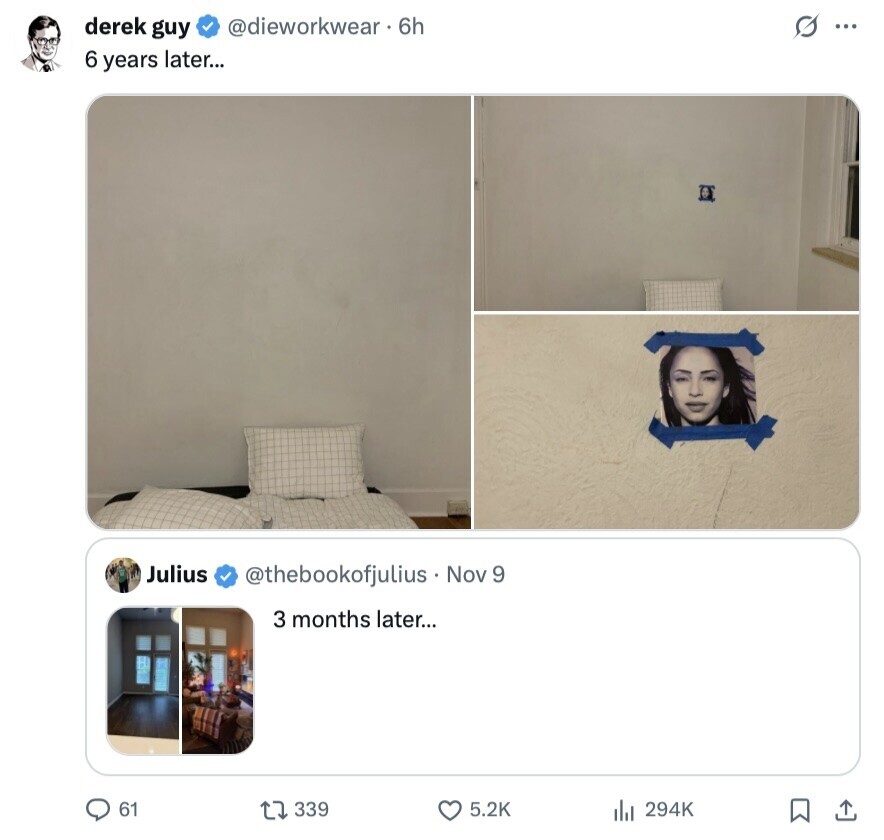 derek guy @dieworkwear. 6h s ... 6 years later... Julius @thebookofjulius Nov 9 3 months later... 61 339 5.2K 294K 