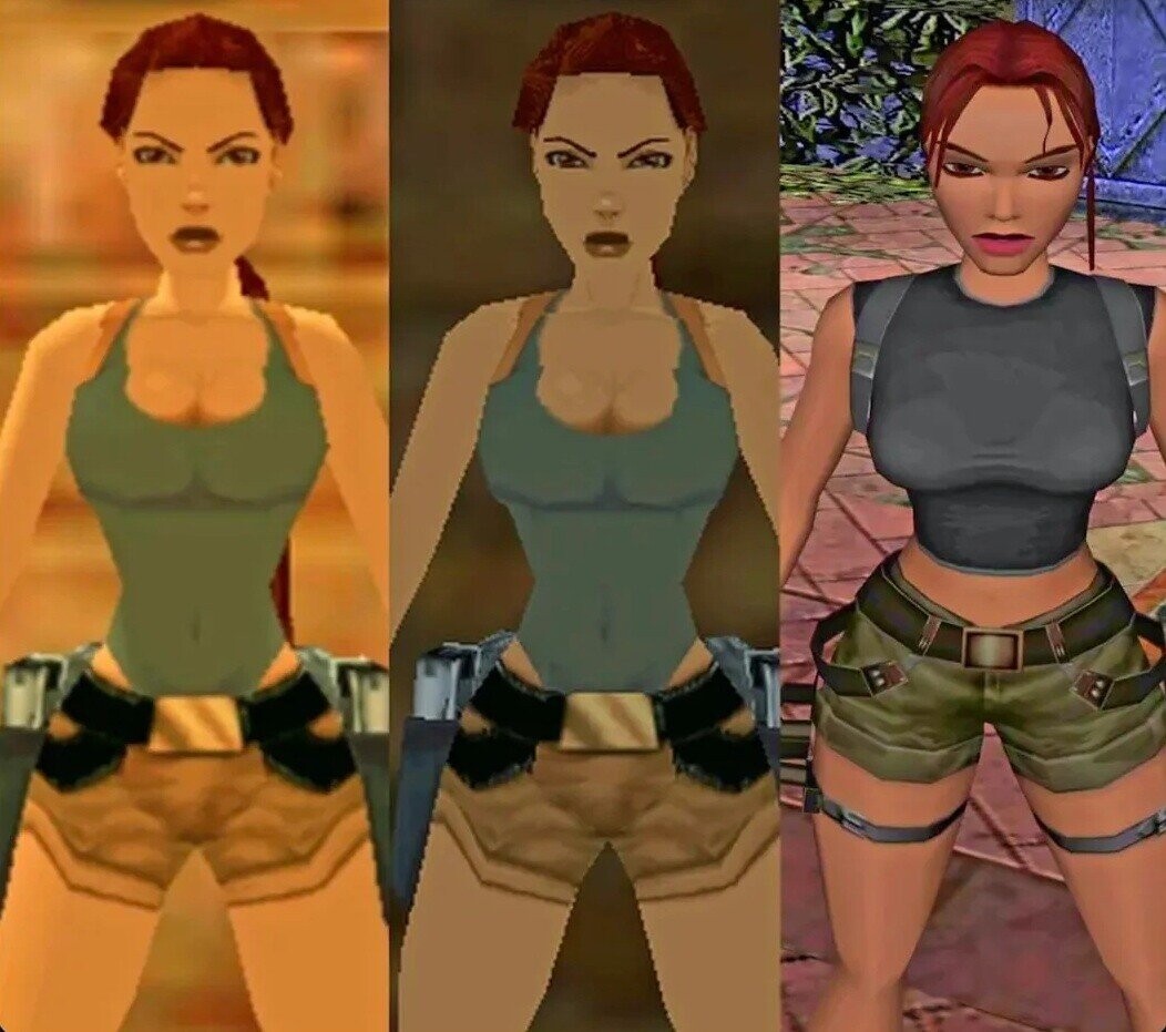 Every Version of Lara Croft Seen from the Beginning