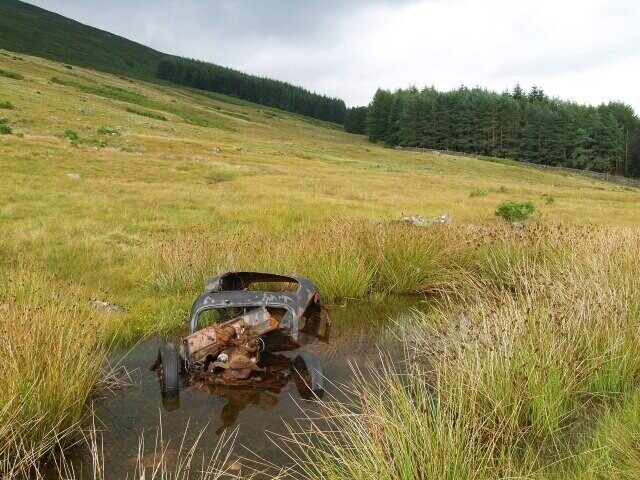 Cars Parked, Abandoned Or Wrecked In Wild Places