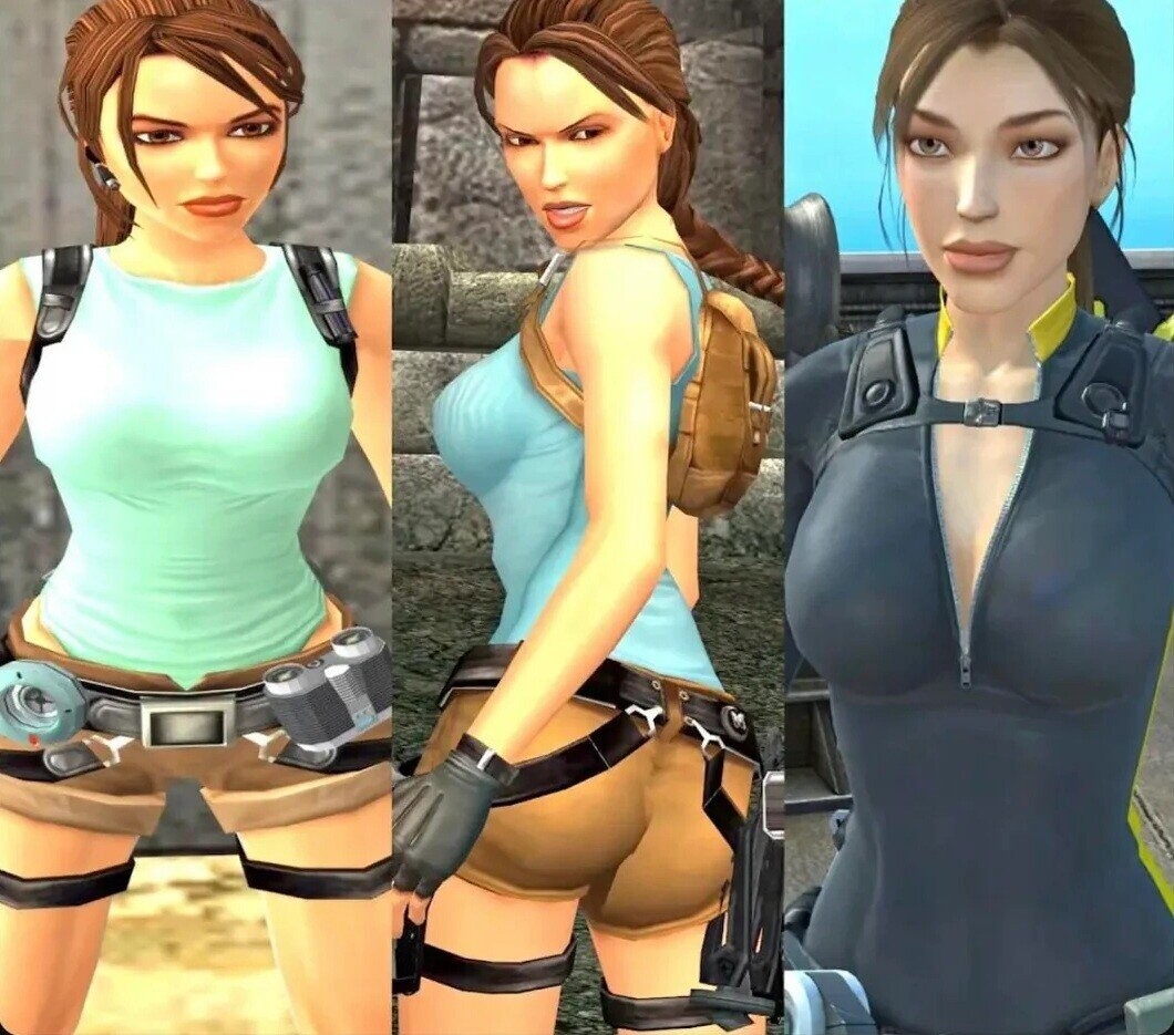 Every Version of Lara Croft Seen from the Beginning