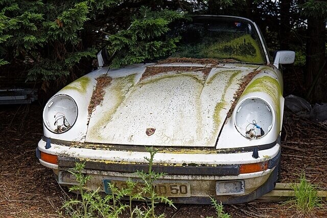 Cars Parked, Abandoned Or Wrecked In Wild Places