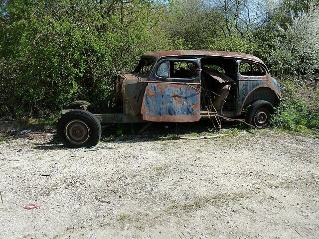Cars Parked, Abandoned Or Wrecked In Wild Places