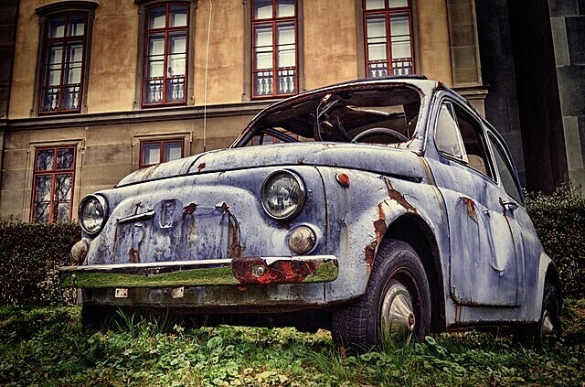 Cars Parked, Abandoned Or Wrecked In Wild Places