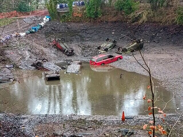 Cars Parked, Abandoned Or Wrecked In Wild Places