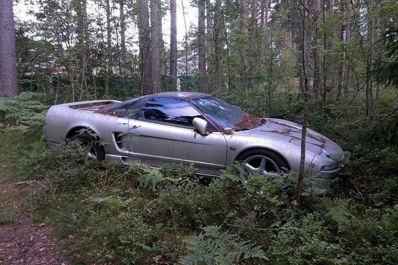 Cars Parked, Abandoned Or Wrecked In Wild Places