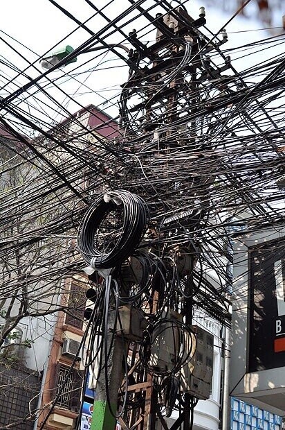 Urban Wired Jungles Somehow Powering the World